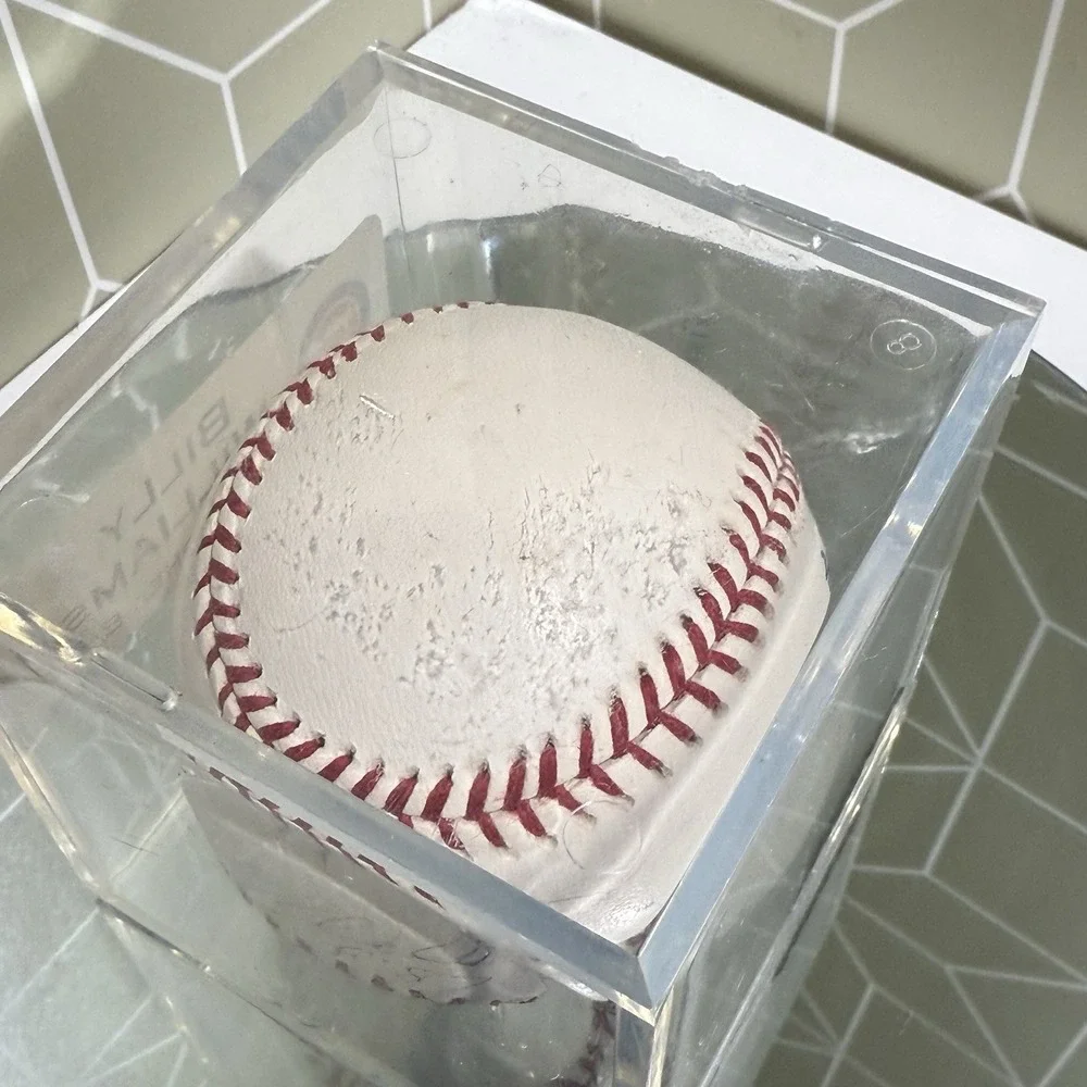 BILLY WILLIAMS SIGNED NATIONAL LEAGUE BASEBALL HOF CUBS - No‎ COA